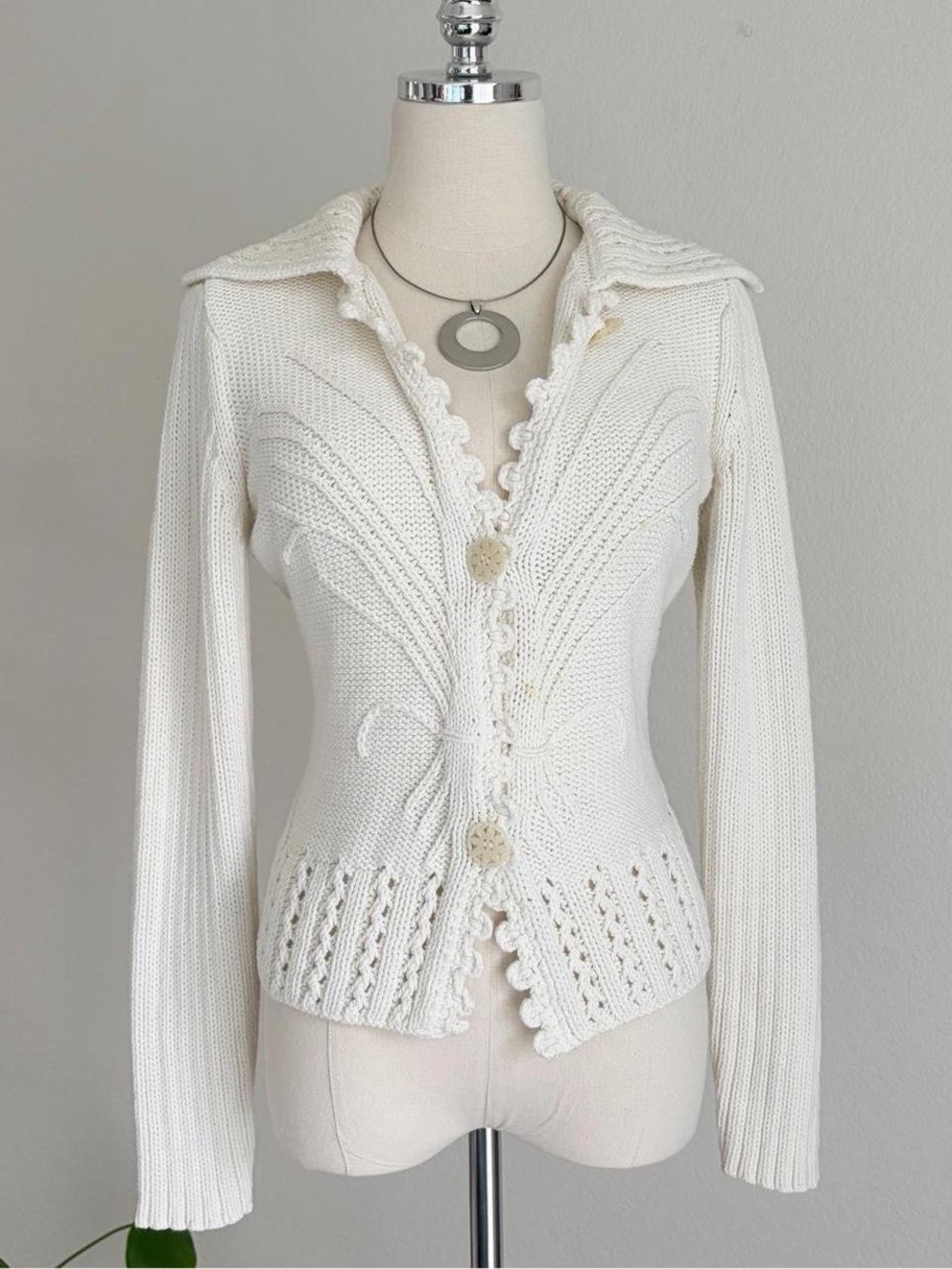 Liz Claiborne Textured Knit Cardigan